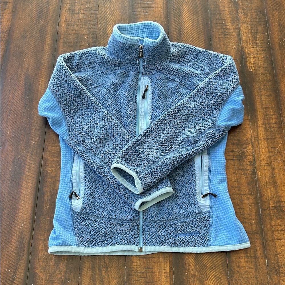 Patagonia R2 Jacket Regulator Polartec Fleece Full Zip Oasis Blue Sz S